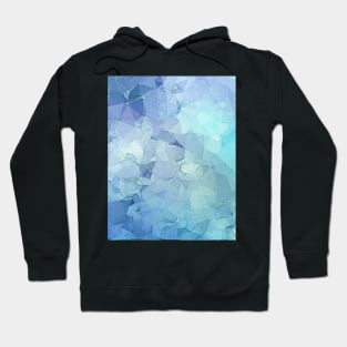 THE BLUE GEOMETRIC MODERN TRENDY COOL ABSTRACT PATTERN Hoodie